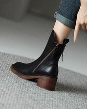 Garciel | Leather Ankle Boots