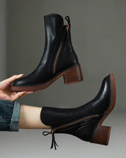 Garciel | Leather Ankle Boots