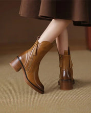 Garciel | Leather Ankle Boots