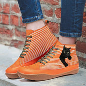 Jenna | Leather Ankle Boots for Cat Lovers