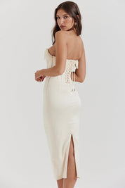 Pearl Embrace | Strapless Dress