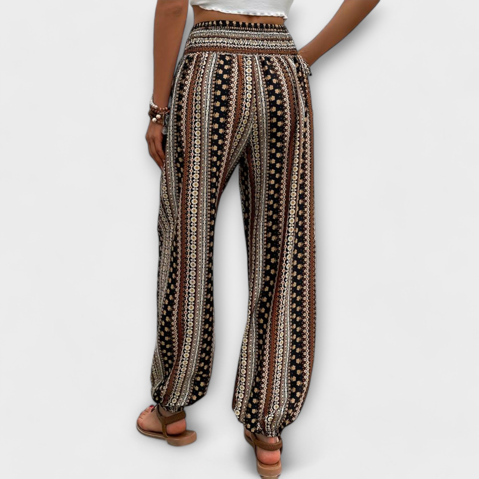 Scarlett | Ethnic Graphic Trousers