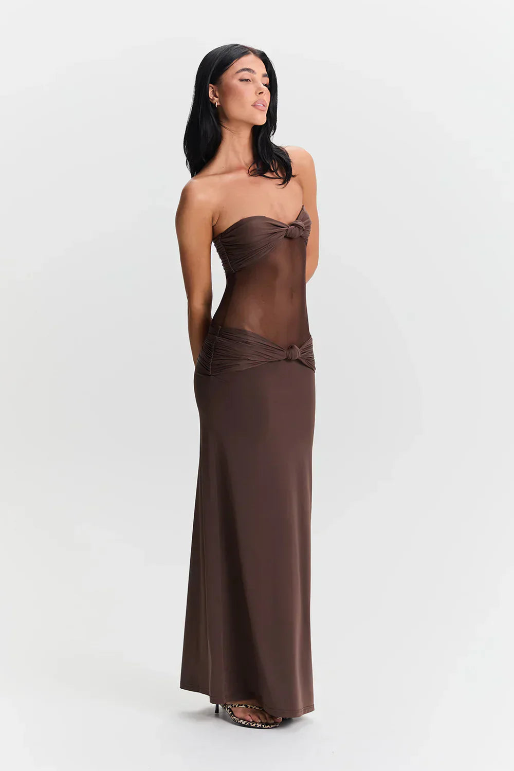 Soraya | Mesh Maxi Dress