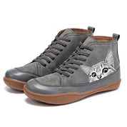 Fenna | Leather Ankle Boots for Cat Lovers