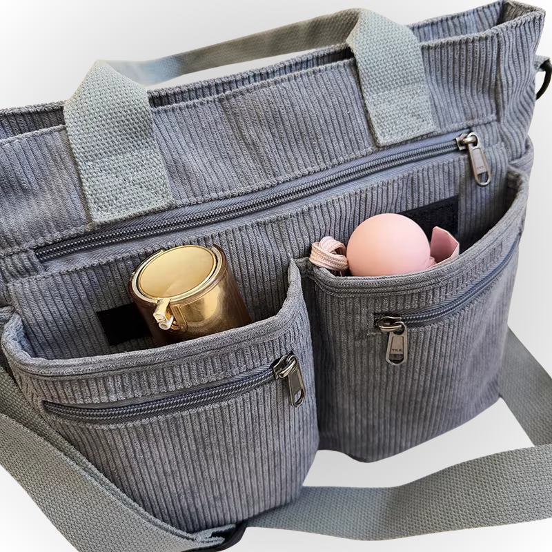 Urban Cord Tote | Shoulder Bag