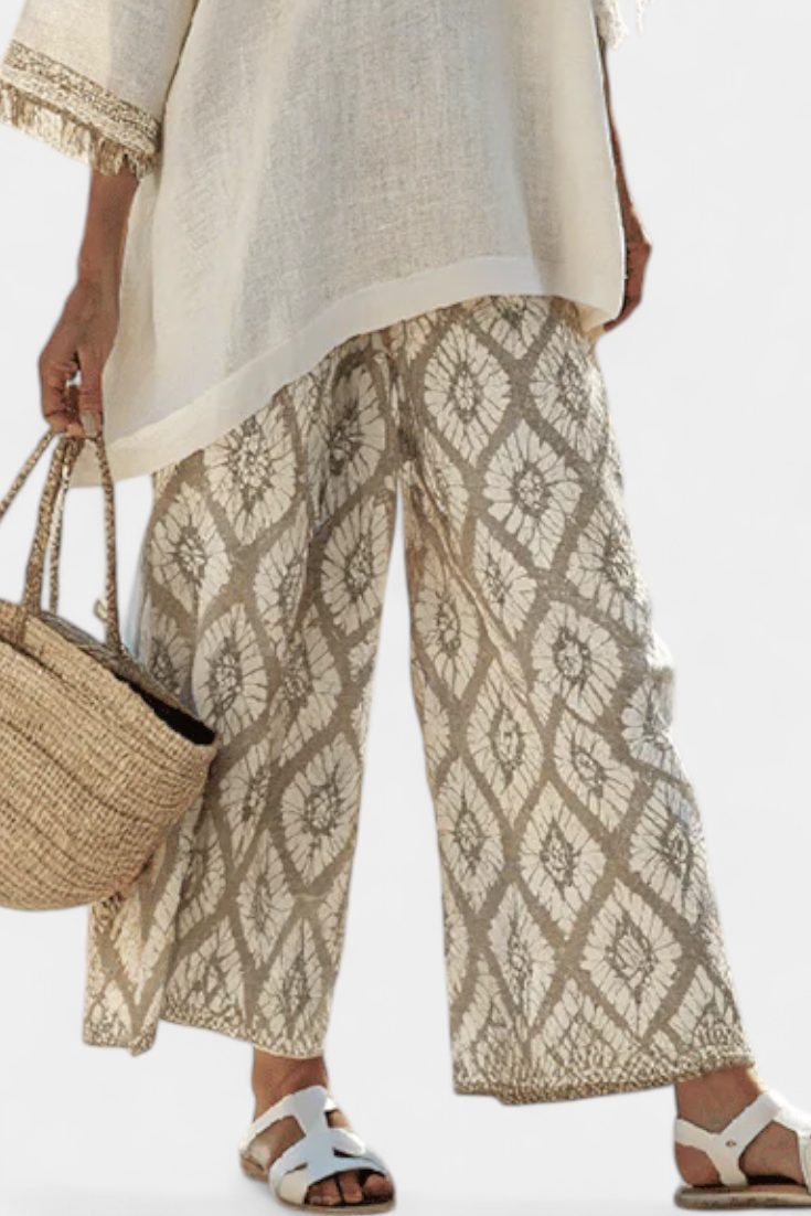 Alverra | Sophisticated Top & Casual Trousers Set