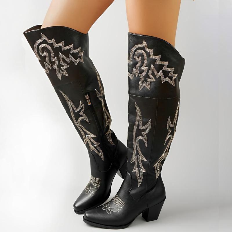 Amelia | Timeless Over-the-Knee Western Boots