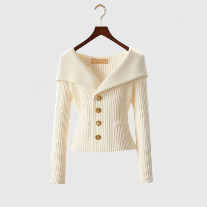 Clarize | Elegant Knitted Cardigan