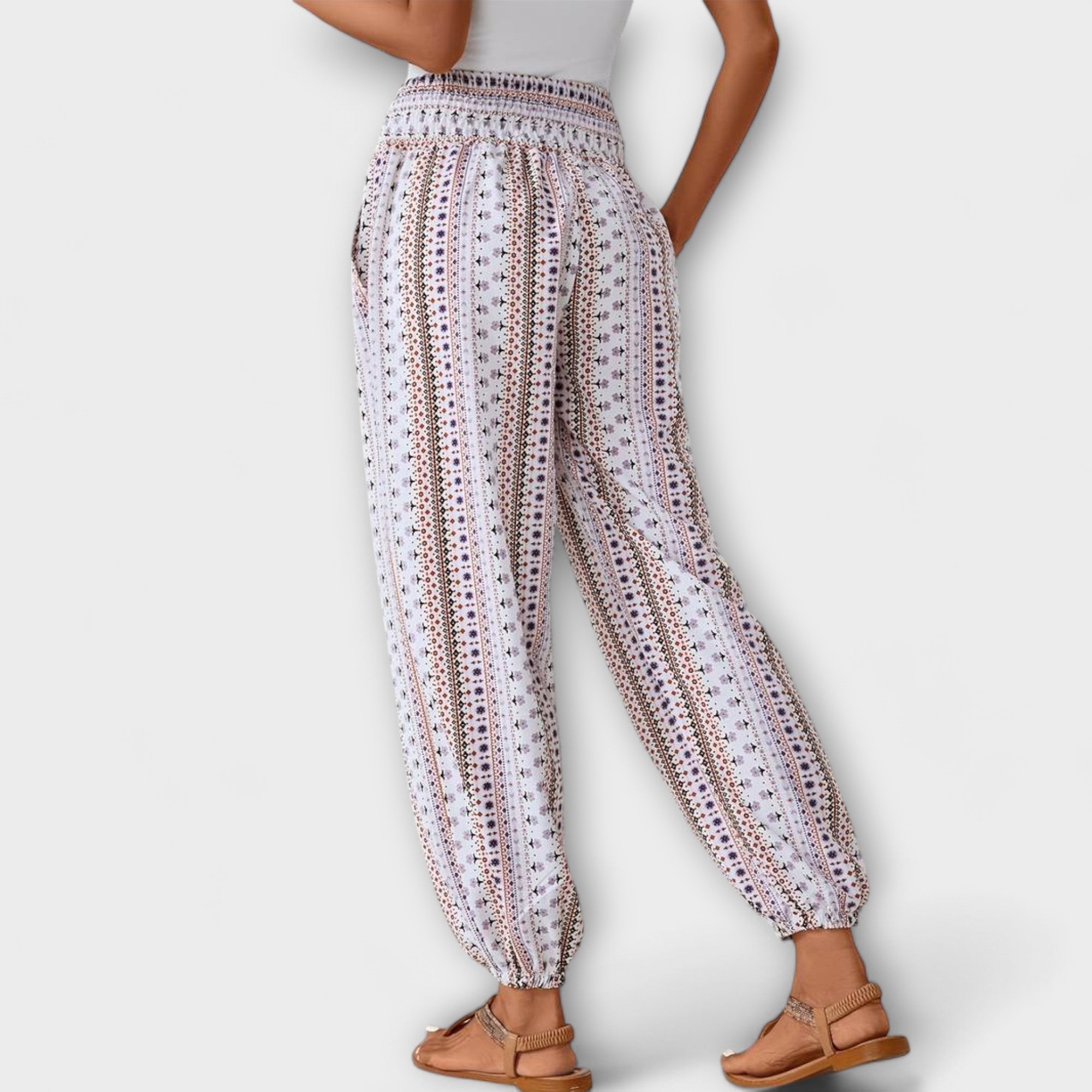 Scarlett | Ethnic Graphic Trousers