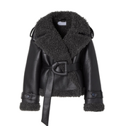 Clara | Belted Shearling Coat