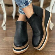 Sarah | Waterproof Wedge Ankle Boots
