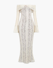 Arwen Lace | Off-Shoulder Maxi Dress