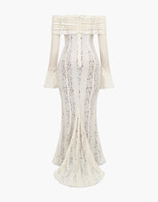 Arwen Lace | Off-Shoulder Maxi Dress