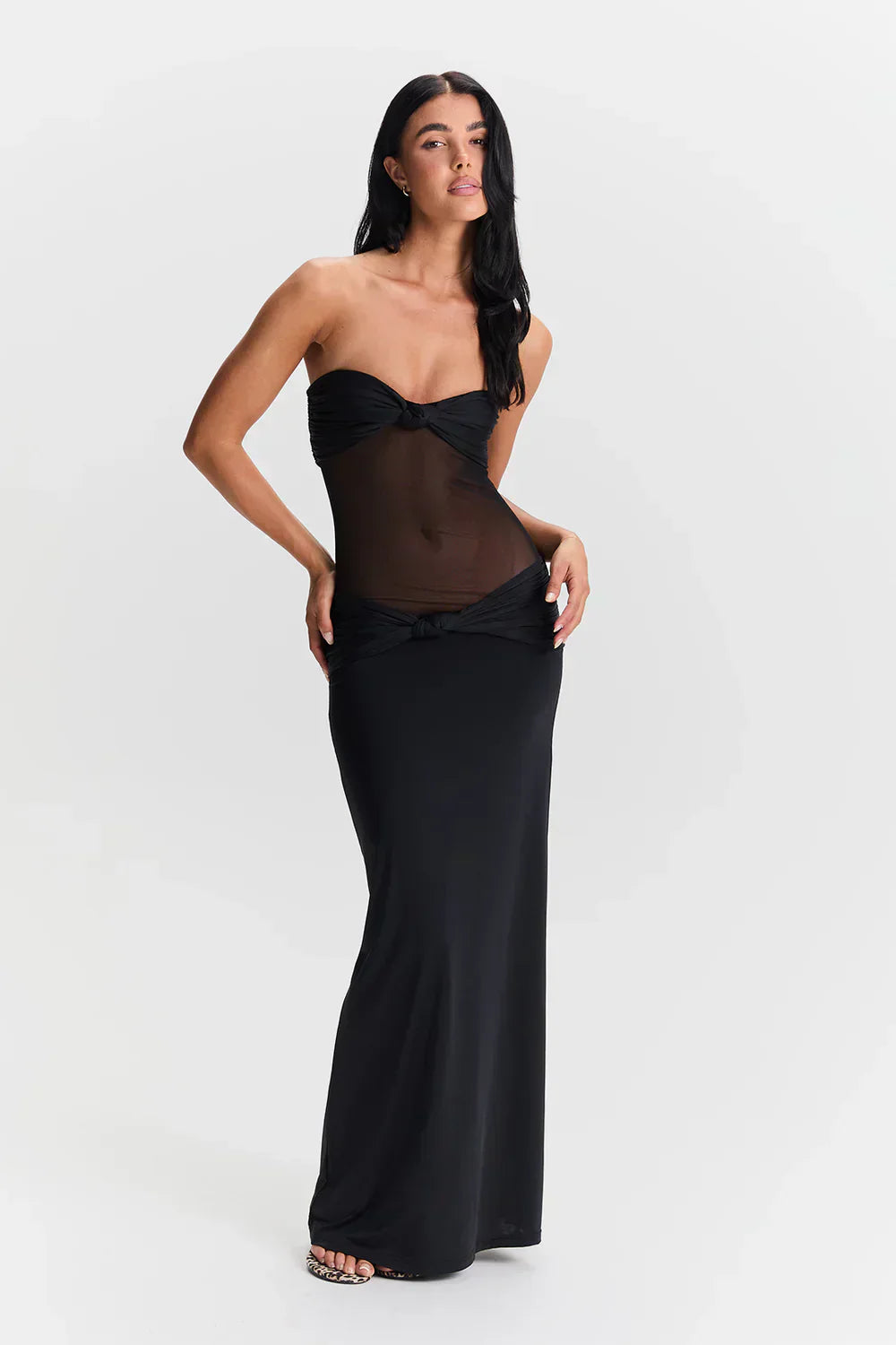 Soraya | Mesh Maxi Dress