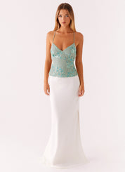 Luna Sequin Top | Mint