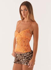 Sequin Cami | Amber Top