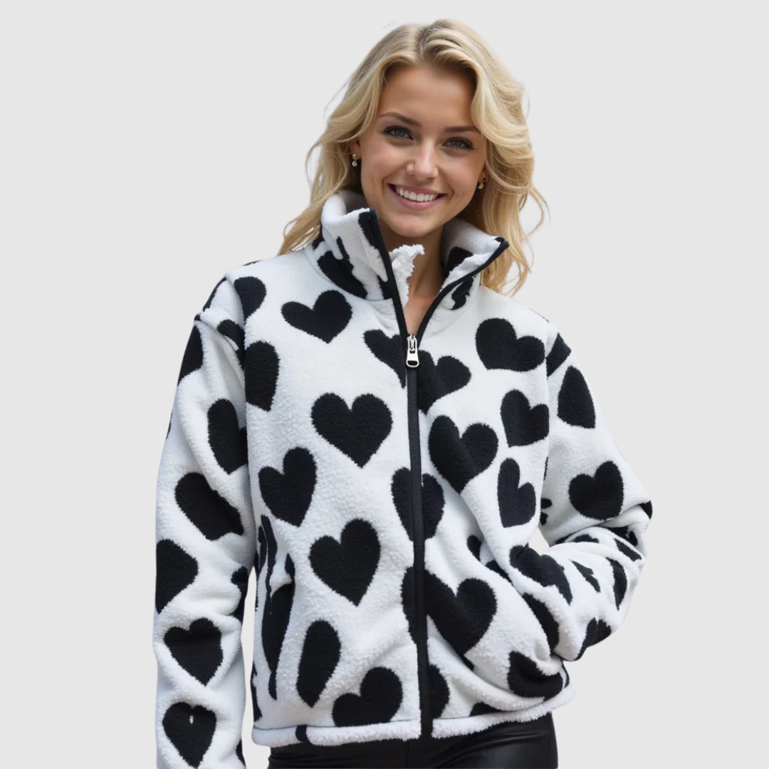 Ava | Reversible Heart Jacket