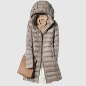 Ivy | Ultra-Light Down Jacket With Detachable Hood