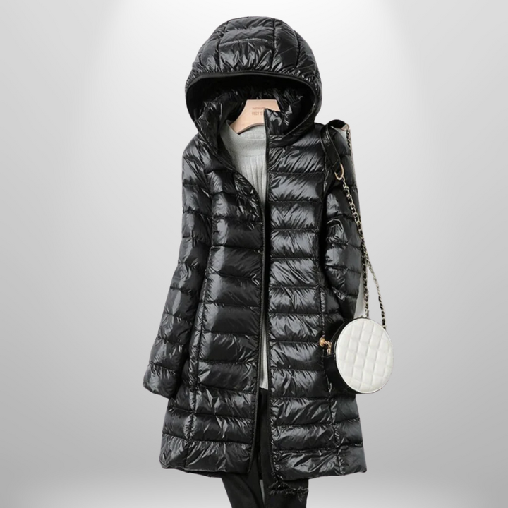Ivy | Ultra-Light Down Jacket With Detachable Hood