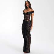 Isolde | Off-Shoulder Maxi Dress