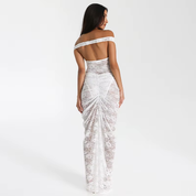 Isolde | Off-Shoulder Maxi Dress