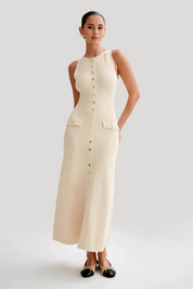 Mayfair Grace | Sleeveless Midi Dress