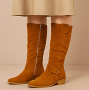 BelleAurine | Elegant Suede Boots