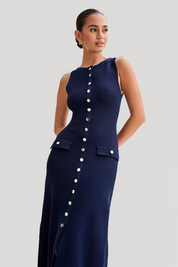 Mayfair Grace | Sleeveless Midi Dress