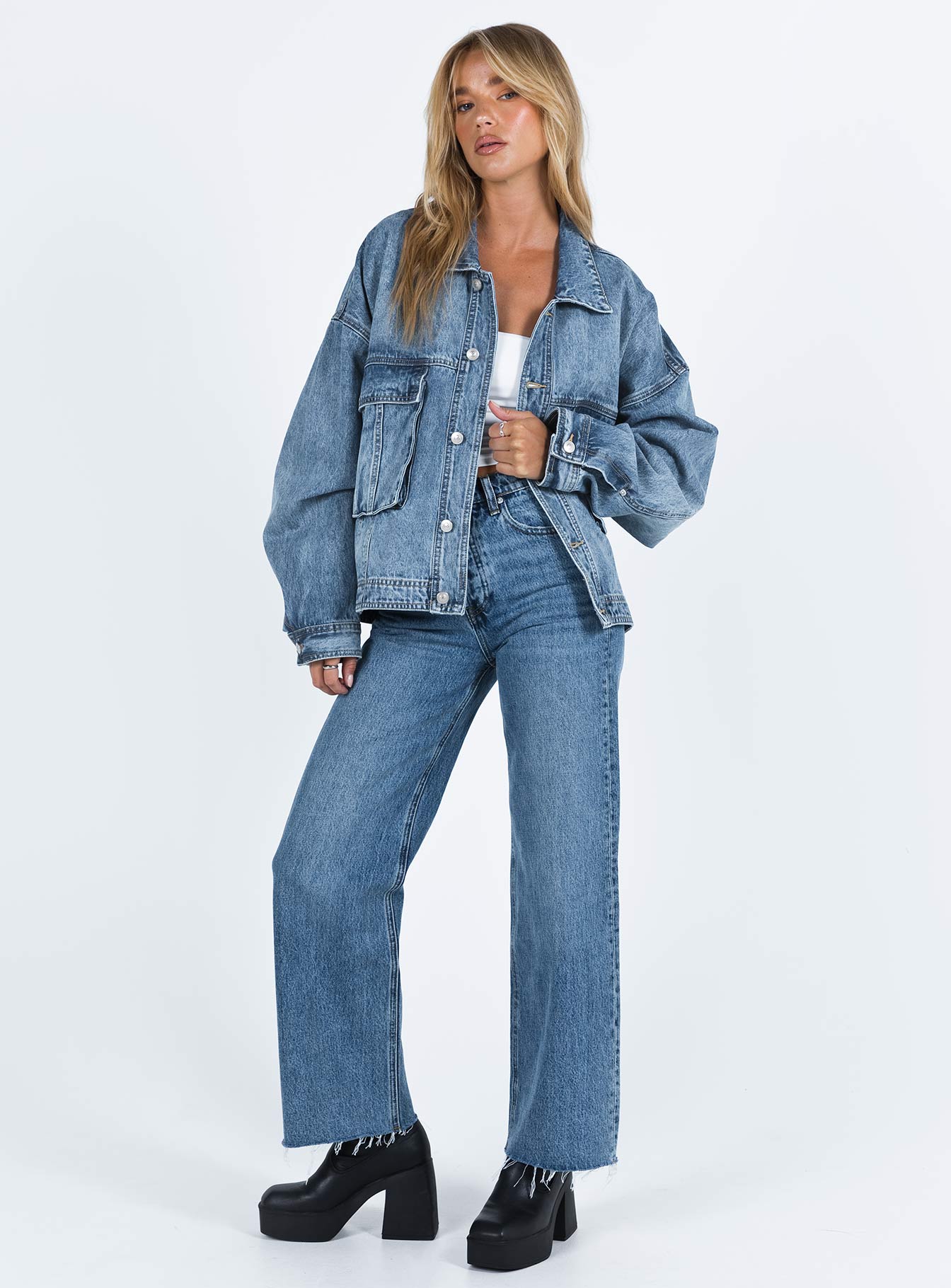 Riley | Oversized Denim Jacket