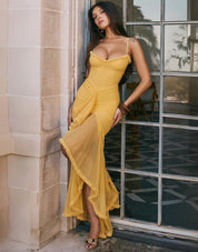 Soleil Ruffle | Maxi Dress