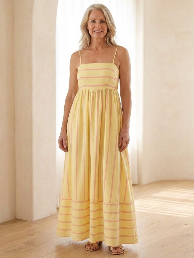 Oleana | Spaghetti Strap Maxi Dress