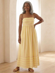 Oleana | Spaghetti Strap Maxi Dress