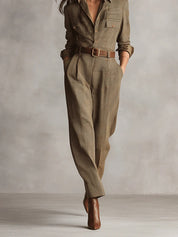 Ella | Elegant Utility Jumpsuit