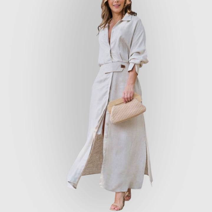 Jada | Linen Maxi Dress