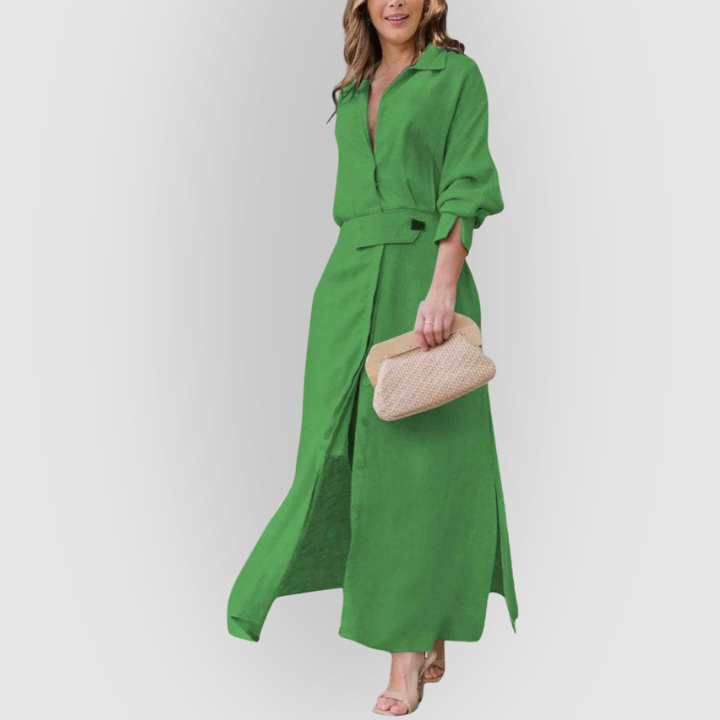 Jada | Linen Maxi Dress