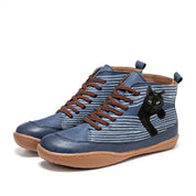 Jenna | Leather Ankle Boots for Cat Lovers