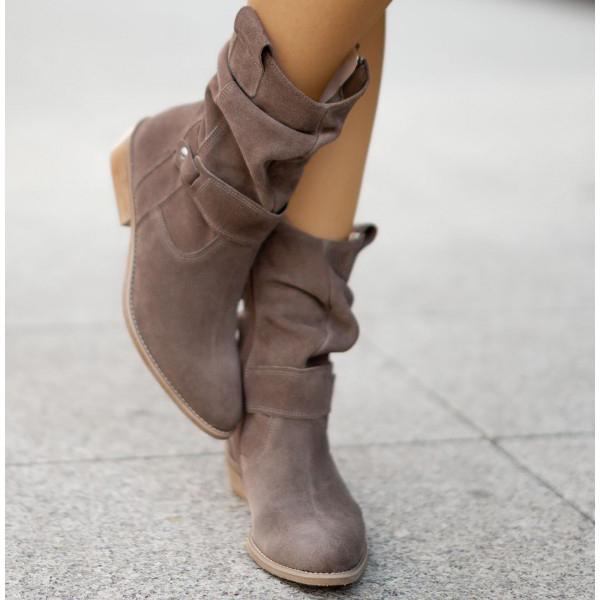 Patricia | Relaxed Suede Ankle Boots