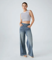 Eva | Comfortable & Stretch High-Waist Trousers