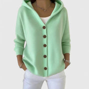 Lydia | Soft Knitted Cardigan With Hood