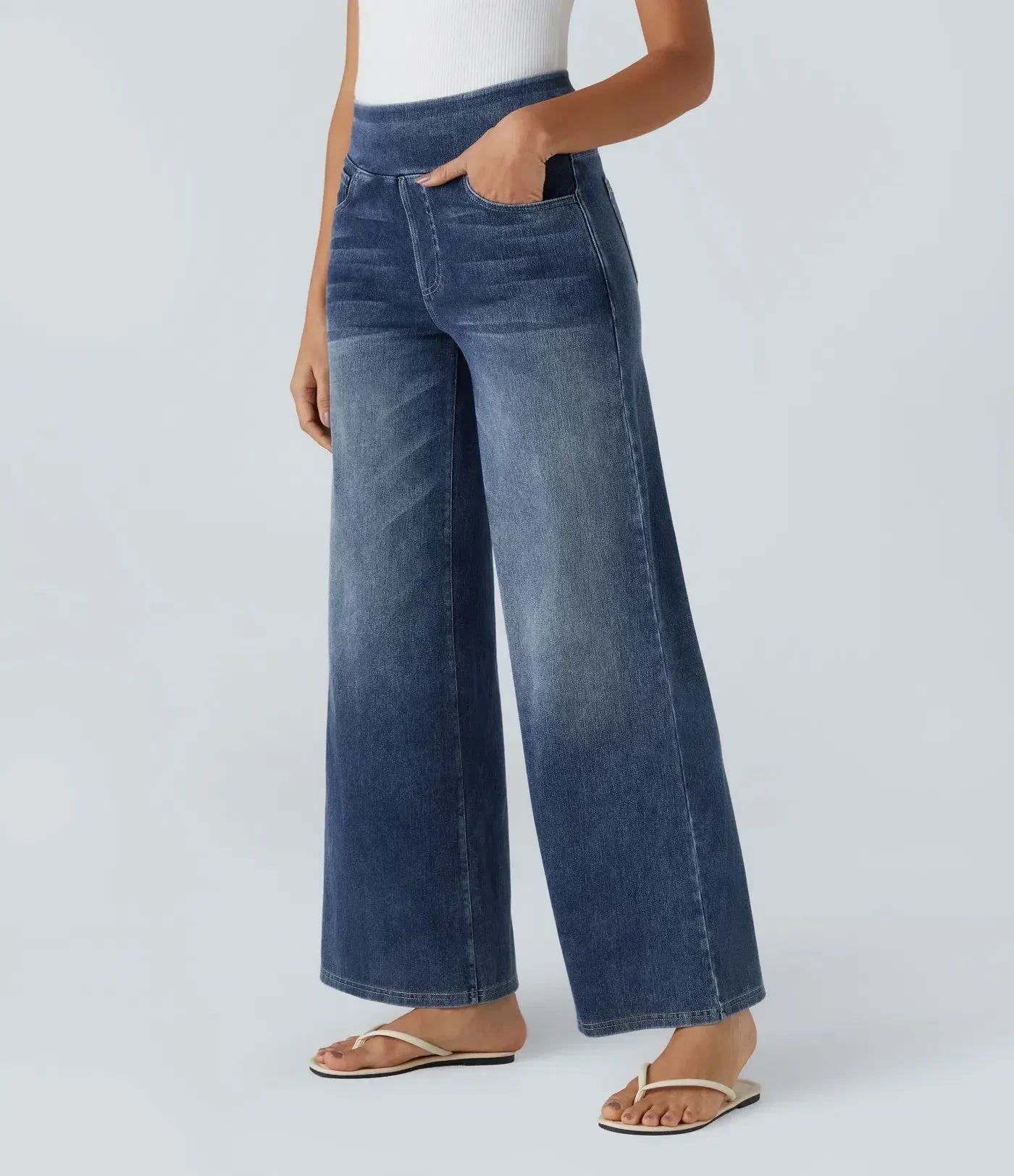Eva | Comfortable & Stretch High-Waist Trousers