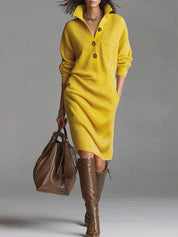 Poppy | Long Sleeve Loose Knit Dress