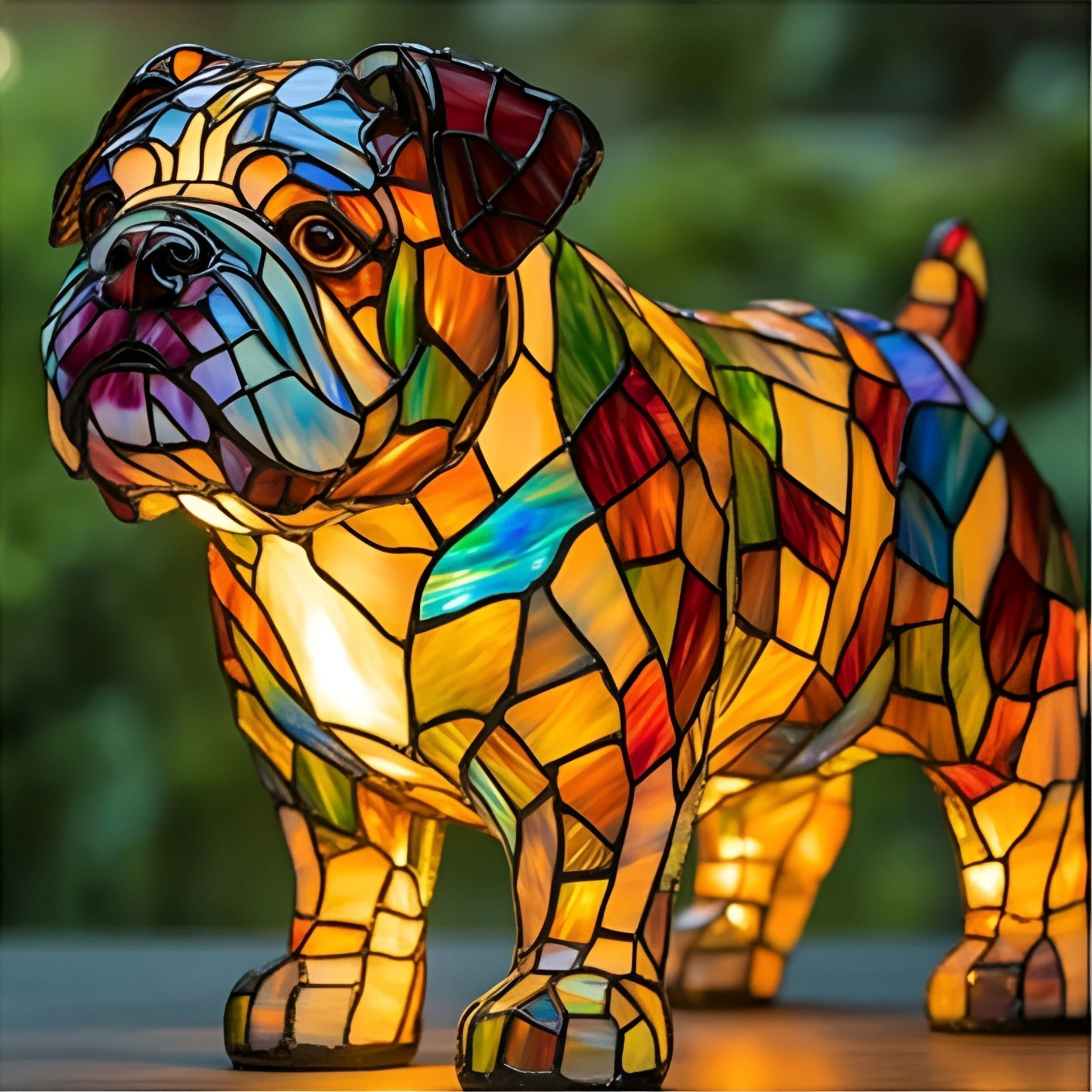 Buddy – Magical Coloured Glass Lamp for Dogs